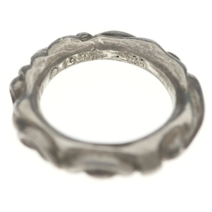 Chrome Hearts Scrl Band Scroll Ring Silver — view 5