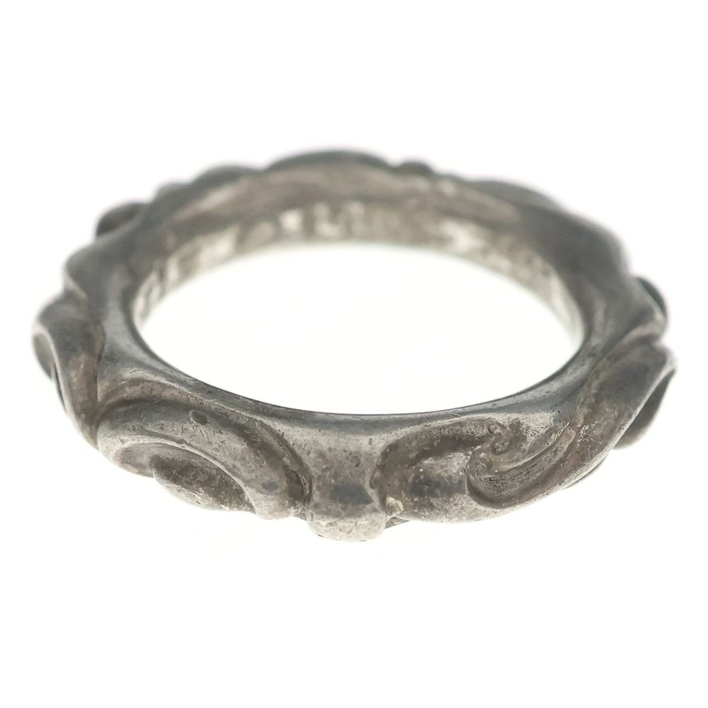 Chrome Hearts Scrl Band Scroll Ring Silver — view 3