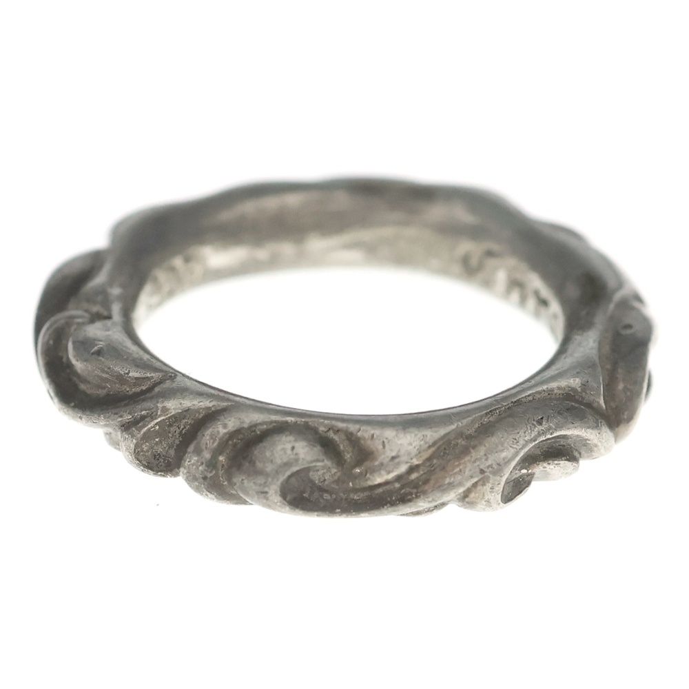 Chrome Hearts Scrl Band Scroll Ring Silver — view 2