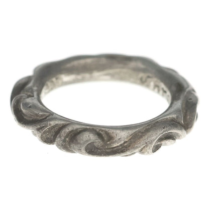 Chrome Hearts Scrl Band Scroll Ring Silver — view 2