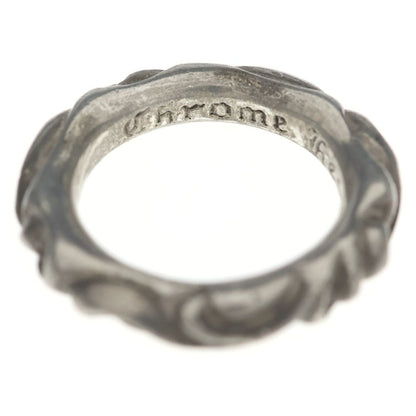 Chrome Hearts Scrl Band Scroll Ring Silver — view 4