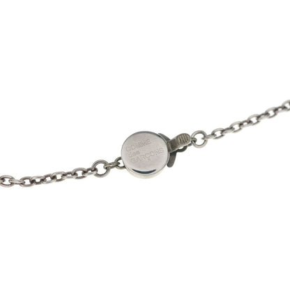 Chrome Hearts Comme Des Garcons CH Plus Dmnd CH 2 Point Diamond Silver Necklace — view 5