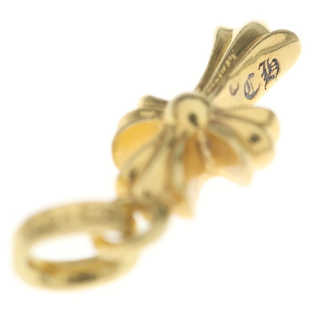 Chrome Hearts 22k Crs Baby Fat Cross Pendant Top Gold — view 5