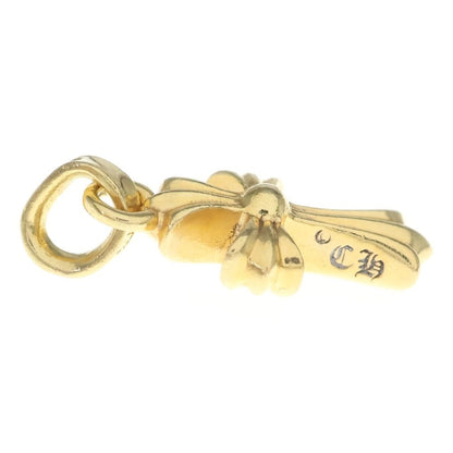Chrome Hearts 22k Crs Baby Fat Cross Pendant Top Gold — view 3