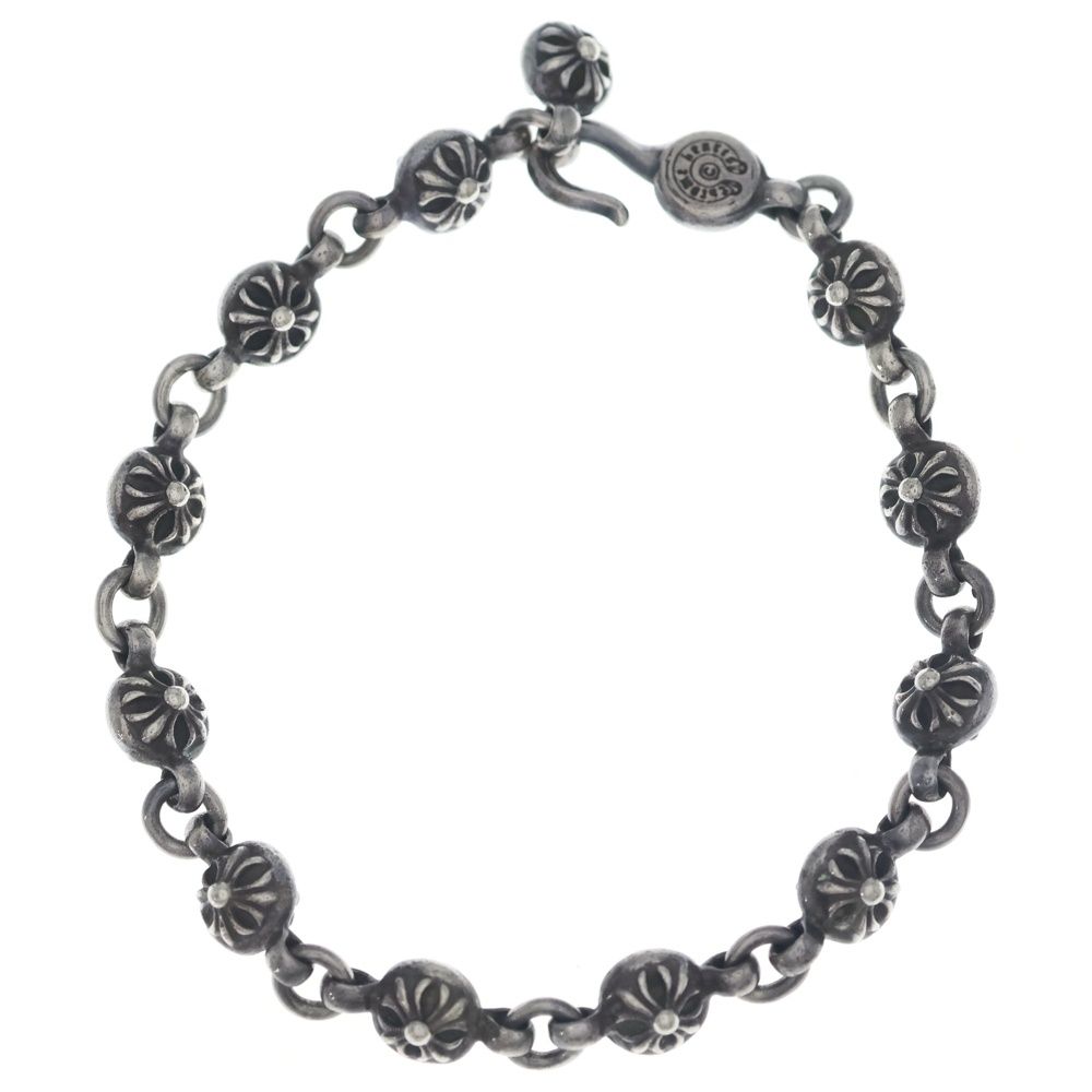 Chrome Hearts No1 Ball 1 Cross Bracelet Silver — view 2