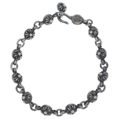 Chrome Hearts No1 Ball 1 Cross Bracelet Silver — view 2
