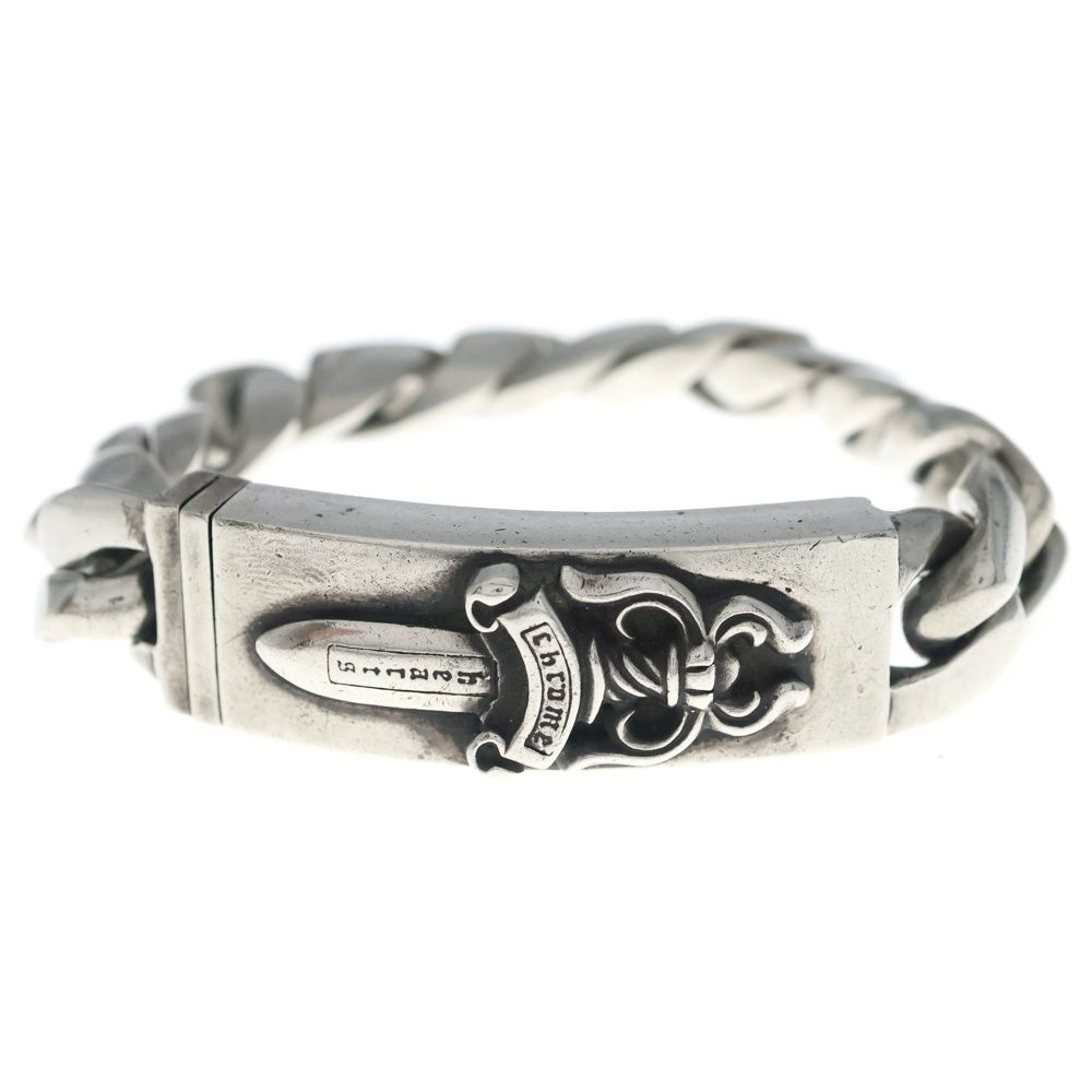 Chrome Hearts ID Dagger ID Classic Link Bracelet Silver — view 4