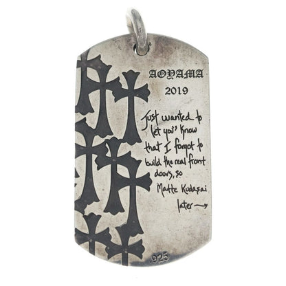 Chrome Hearts Dog Tag Aoyama CH Blue Mountain Anniversary Dog Tag Pendant Top — view 2