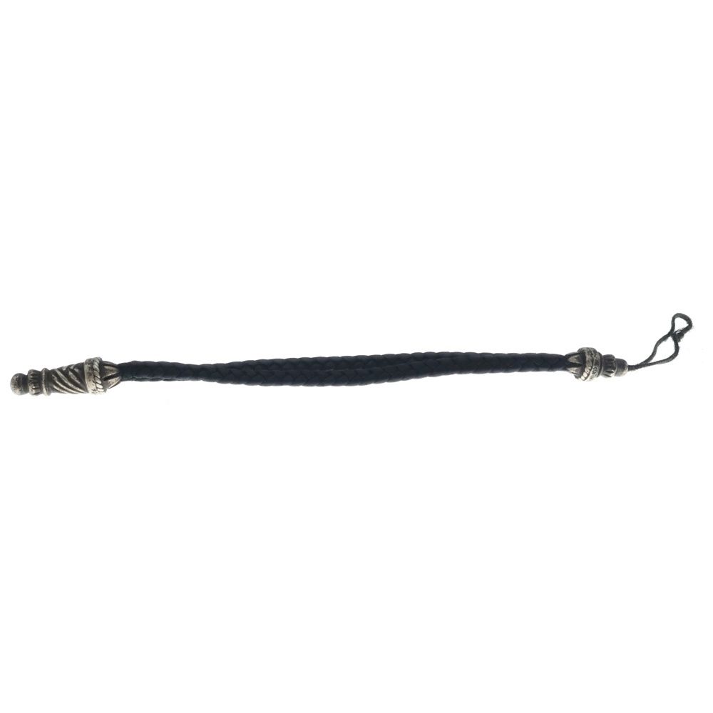 Chrome Hearts Phnstrp Phone Strap Large Scroll Black Silver — view 4