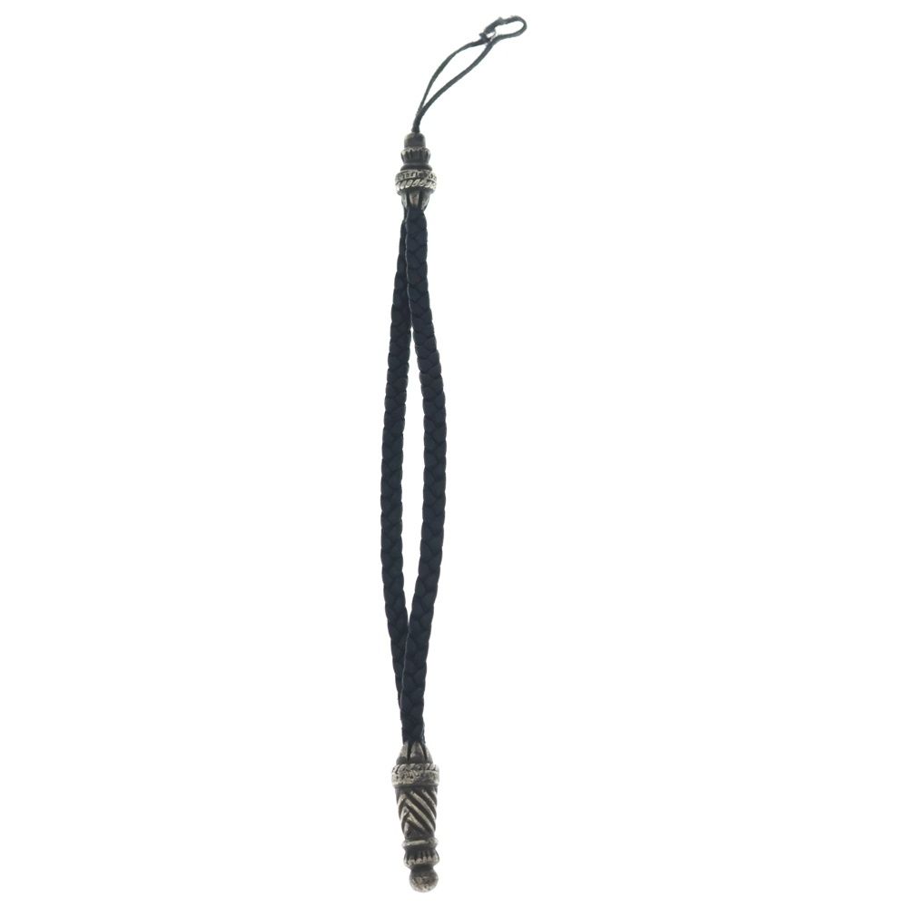 Chrome Hearts Phnstrp Phone Strap Large Scroll Black Silver — view 2