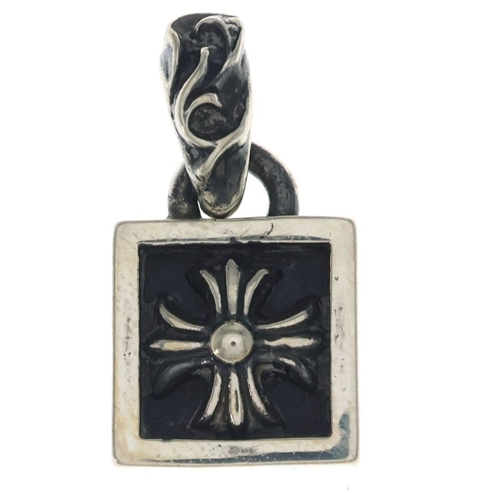 Chrome Hearts Framed CH Plus Charm Pendant Top Silver