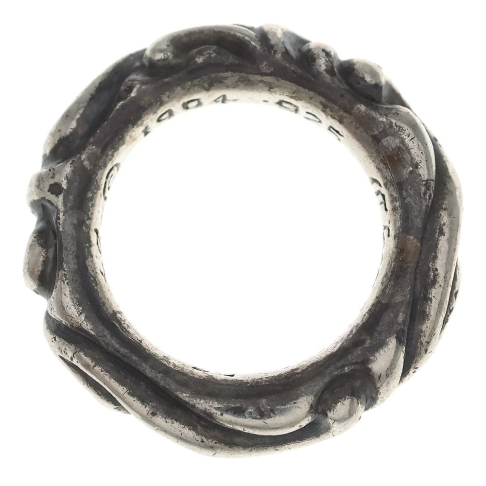 Chrome Hearts Scrl Band Scroll Ring Silver — view 6