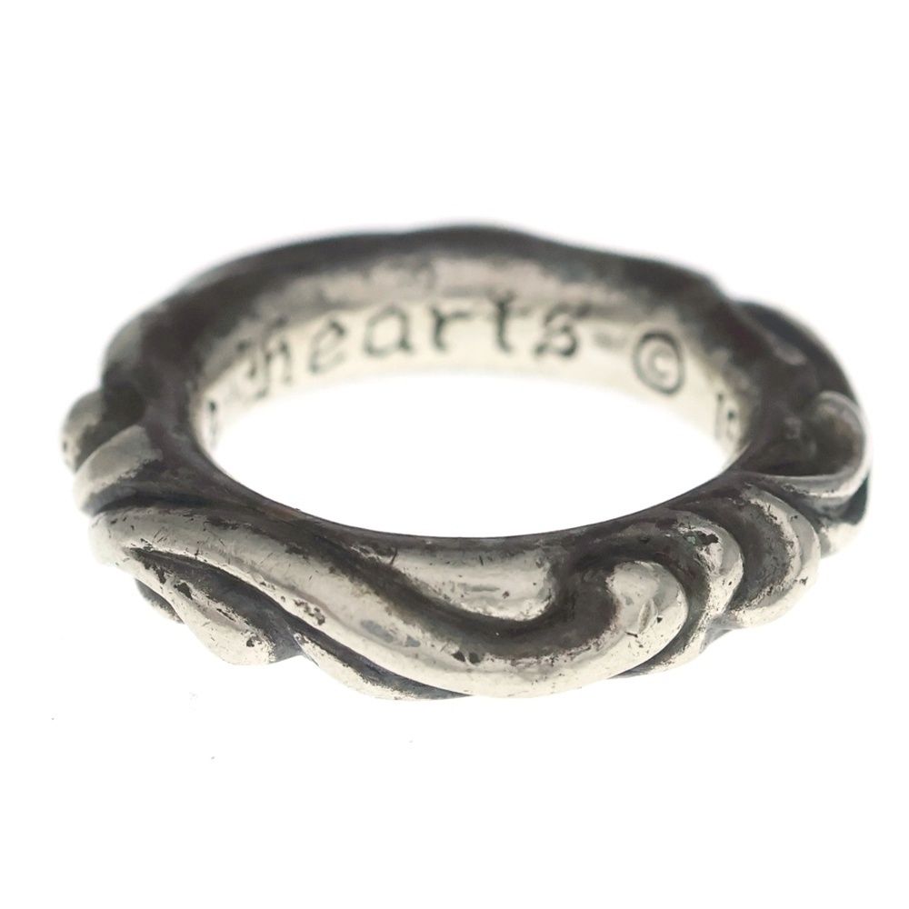 Chrome Hearts Scrl Band Scroll Ring Silver