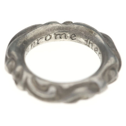 Chrome Hearts Scrl Band Scroll Ring Silver — view 4