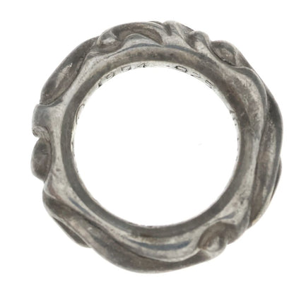 Chrome Hearts Scrl Band Scroll Ring Silver — view 6