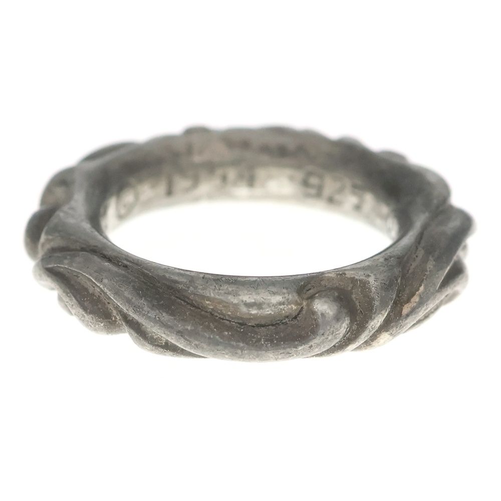 Chrome Hearts Scrl Band Scroll Ring Silver