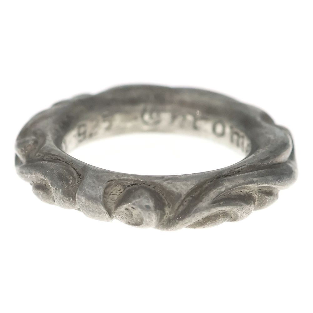 Chrome Hearts Scrl Band Scroll Ring Silver — view 3