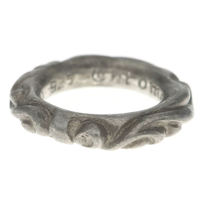 Chrome Hearts Scrl Band Scroll Ring Silver — view 3