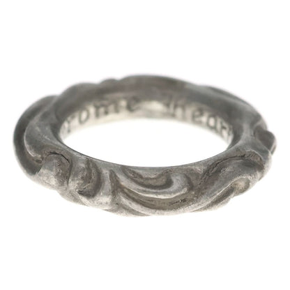 Chrome Hearts Scrl Band Scroll Ring Silver — view 2