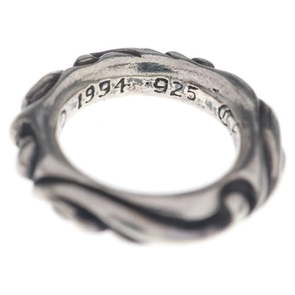 Chrome Hearts Scrl Band Scroll Ring Silver — view 5