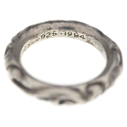 Chrome Hearts Scrl Band Scroll Ring Silver — view 5
