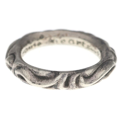 Chrome Hearts Scrl Band Scroll Ring Silver