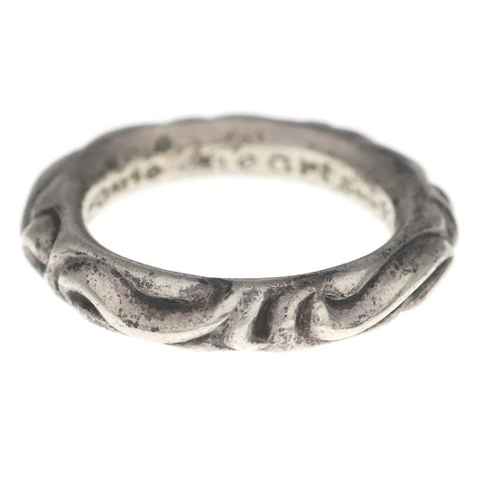 Chrome Hearts Scrl Band Scroll Ring Silver