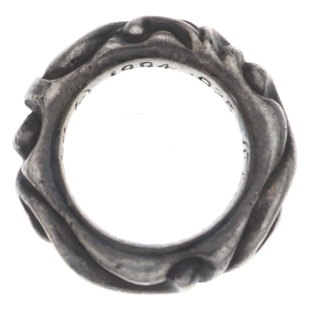 Chrome Hearts Scrl Band Scroll Ring Silver — view 6