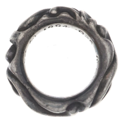 Chrome Hearts Scrl Band Scroll Ring Silver — view 6