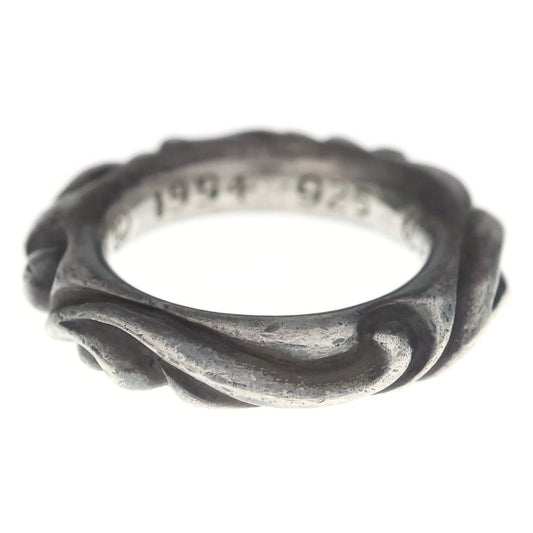 Chrome Hearts Scrl Band Scroll Ring Silver