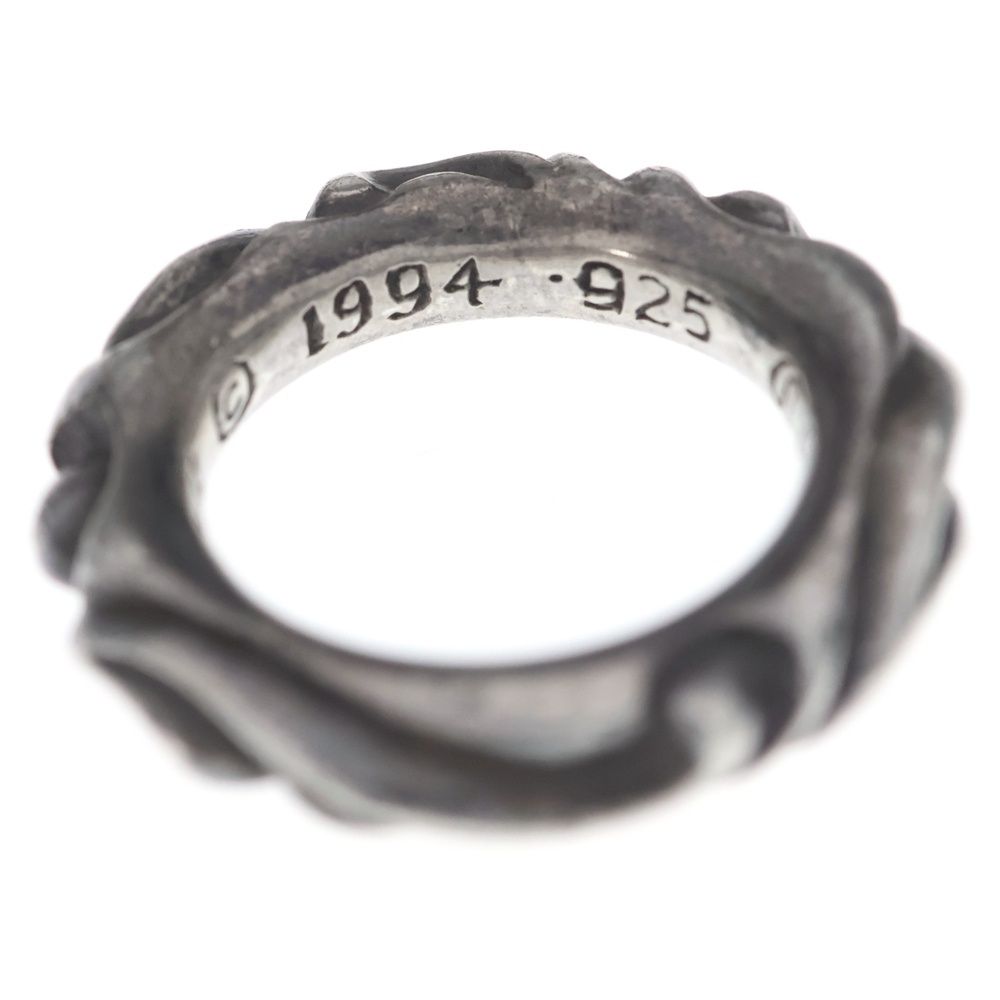Chrome Hearts Scrl Band Scroll Ring Silver — view 5