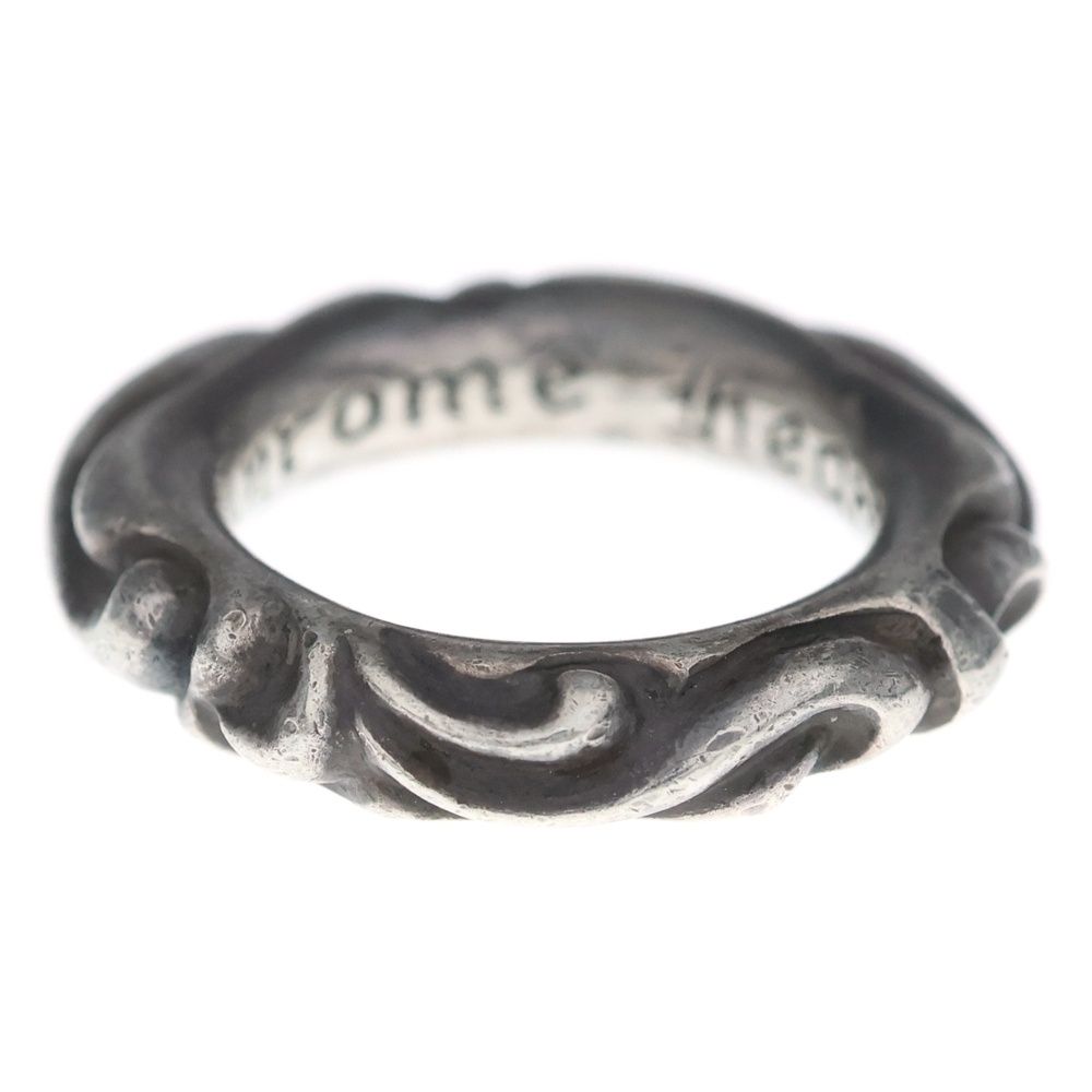 Chrome Hearts Scrl Band Scroll Ring Silver — view 2