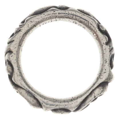 Chrome Hearts Scrl Band Scroll Ring Silver — view 6