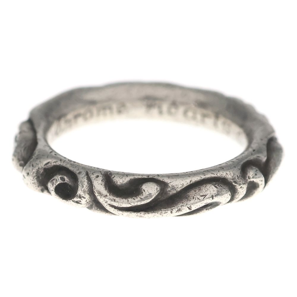 Chrome Hearts Scrl Band Scroll Ring Silver
