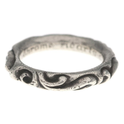 Chrome Hearts Scrl Band Scroll Ring Silver