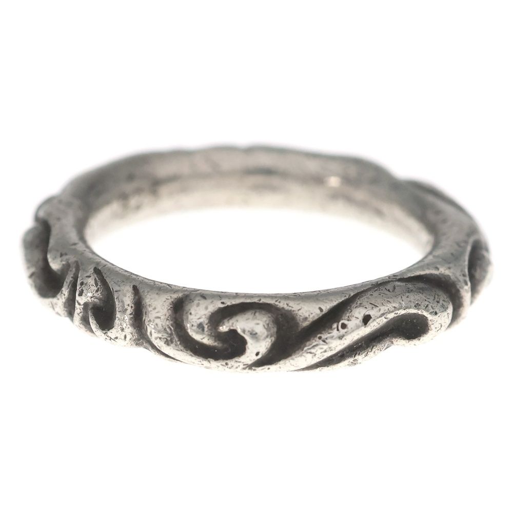 Chrome Hearts Scrl Band Scroll Ring Silver — view 2