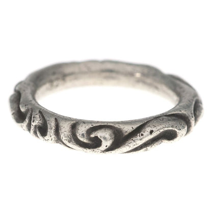 Chrome Hearts Scrl Band Scroll Ring Silver — view 2