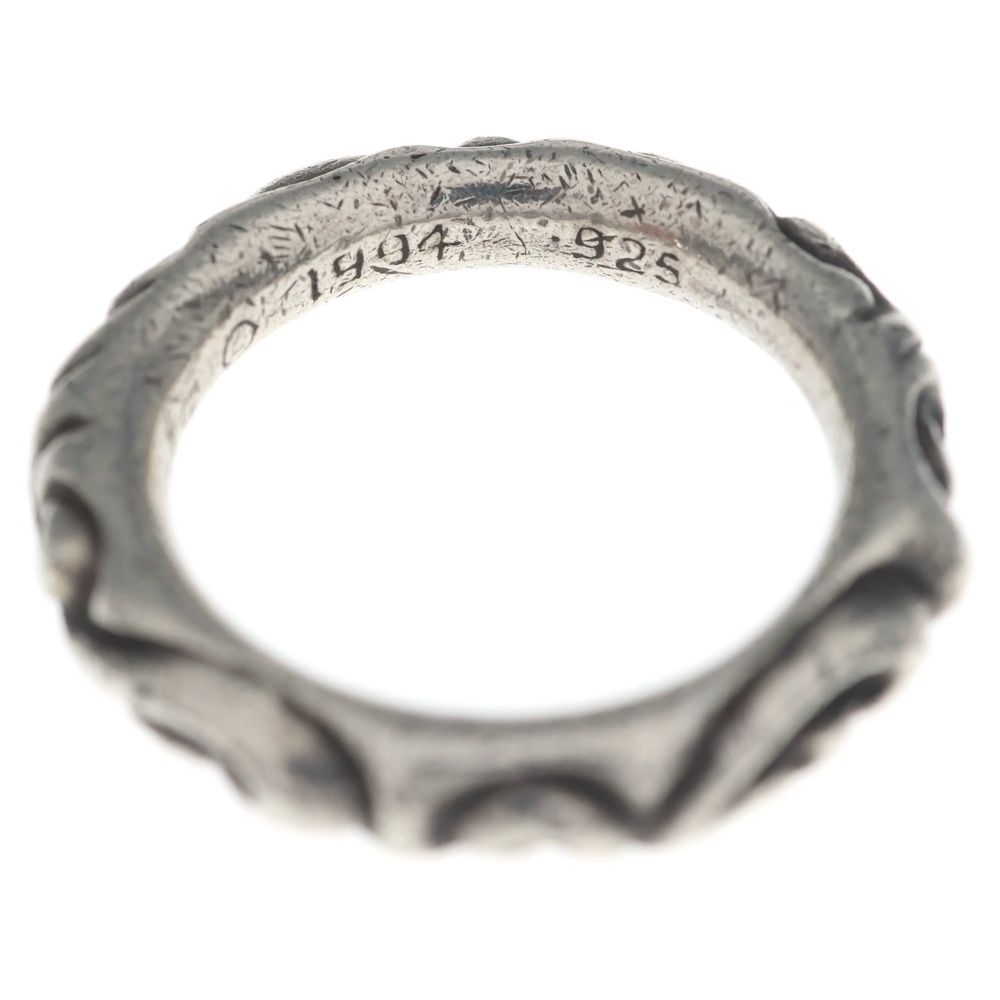 Chrome Hearts Scrl Band Scroll Ring Silver — view 5