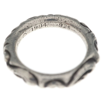 Chrome Hearts Scrl Band Scroll Ring Silver — view 5