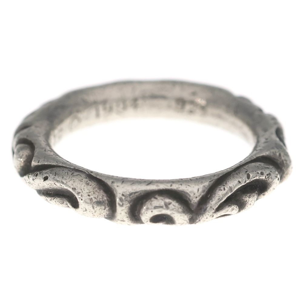 Chrome Hearts Scrl Band Scroll Ring Silver — view 3