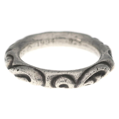 Chrome Hearts Scrl Band Scroll Ring Silver — view 3