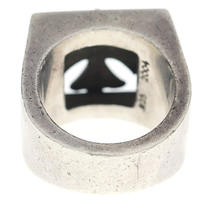 Chrome Hearts Letter Block CH Plus Ring Silver — view 2
