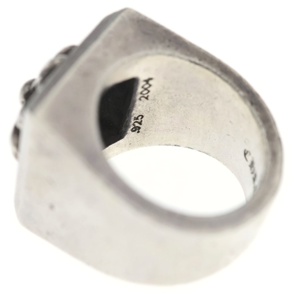 Chrome Hearts Letter Block CH Plus Ring Silver — view 6