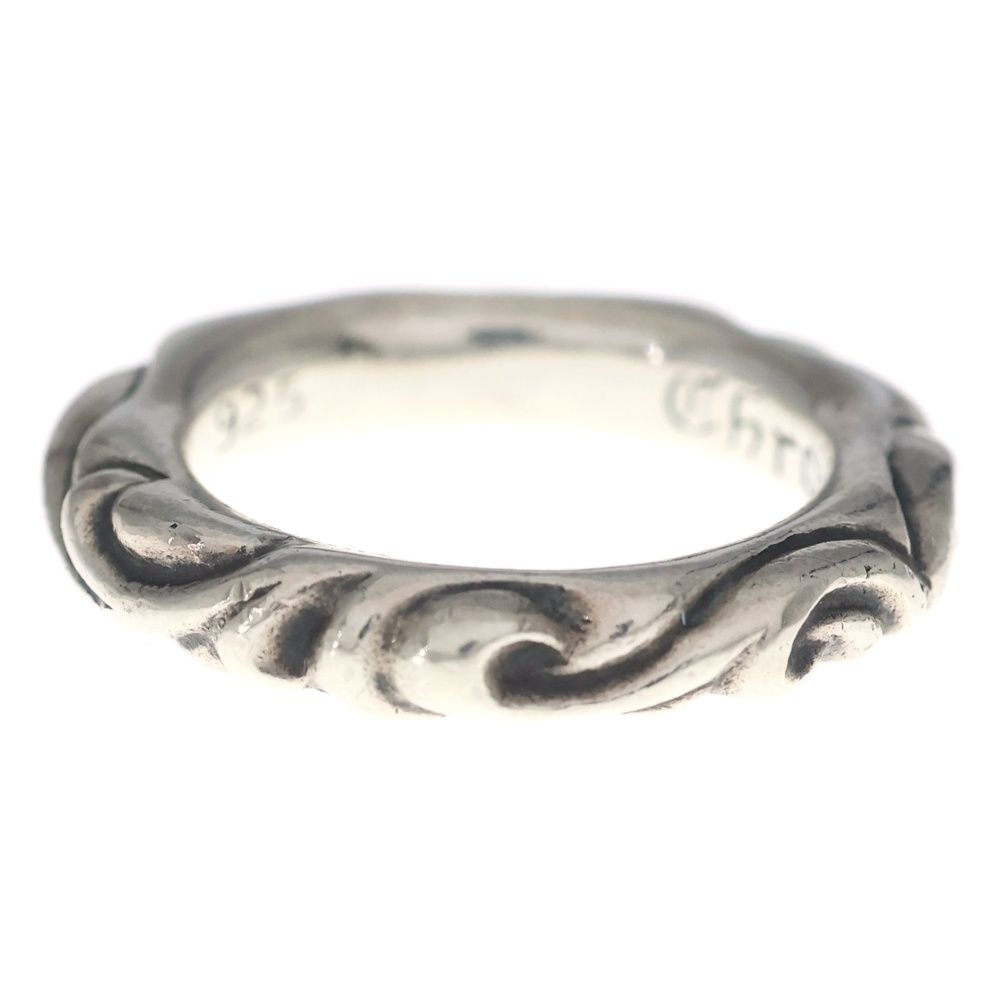 Chrome Hearts Scrl Band Scroll Ring Silver — view 2