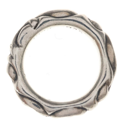 Chrome Hearts Scrl Band Scroll Ring Silver — view 6