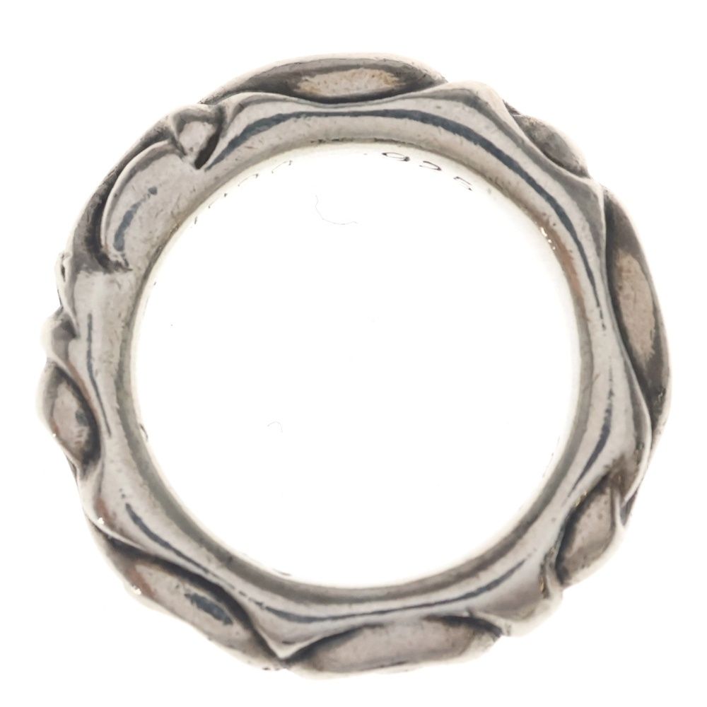 Chrome Hearts Scrl Band Scroll Ring Silver