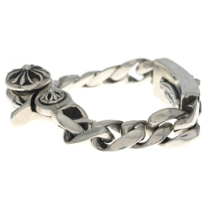 Chrome Hearts ID Dagger Clp ID Classic Link Clip Bracelet Silver — view 3