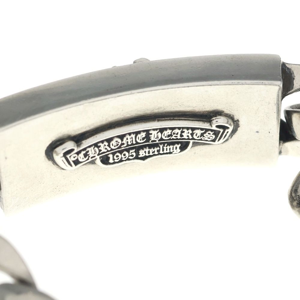 Chrome Hearts ID Dagger Clp ID Classic Link Clip Bracelet Silver — view 5