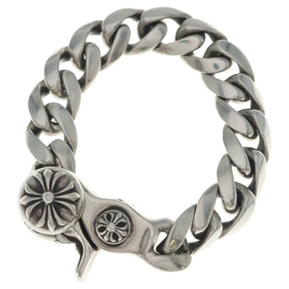 Chrome Hearts Clsc Chn Lnk Classic Link Clip Bracelet 13 Links Silver