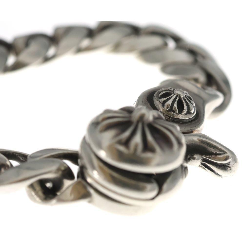 Chrome Hearts Clsc Chn Lnk Classic Link Clip Bracelet 13 Links Silver — view 6